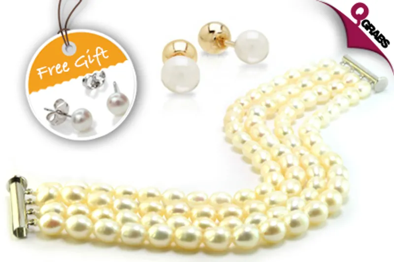 From QR29, Add Beautiful White Freshwater Pearls to Your Jewelry Collection! (Up to QR499 Value)